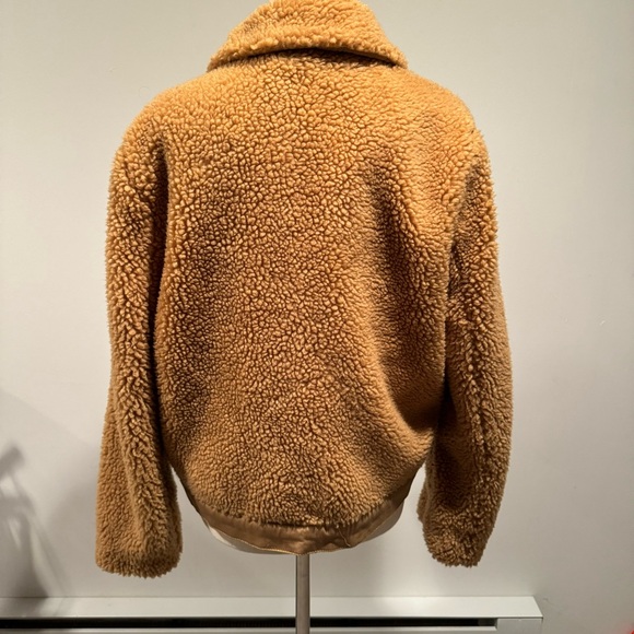 Madewell Sherpa Portland Jacket in Distant Sand Melange - Picture 6 of 11